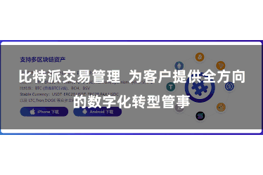 比特派交易管理  为客户提供全方向的数字化转型管事
